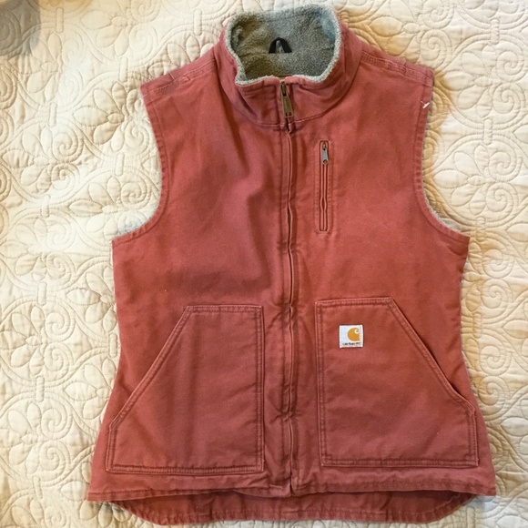 Carhartt for Women’s Mock Neck Jacket Vest, Size Small - Picture 3 of 6